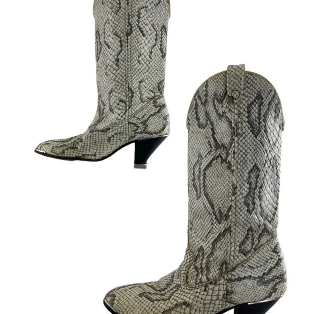Women's Acme Snakeskin Pattern Boots​